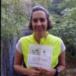 Sam Lavender at the start of her 5K run