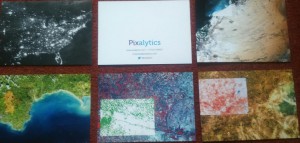 Pixalytics promotional postcards