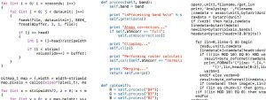Examples of programming languages: C, Python & IDL